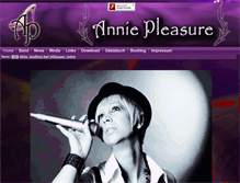 Tablet Screenshot of annie-pleasure.de